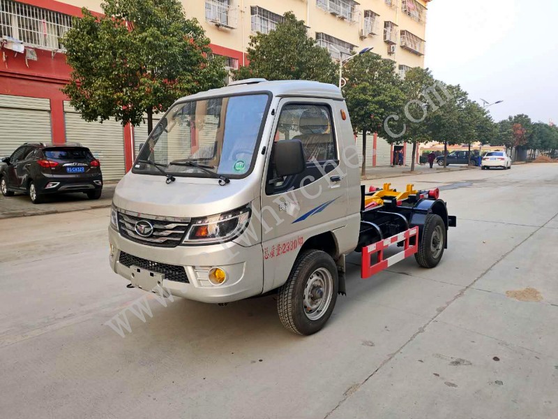 唐駿3方勾臂垃圾車報(bào)價(jià) 藍(lán)牌勾臂垃圾車價(jià)格 國(guó)六汽油勾臂垃圾車廠家