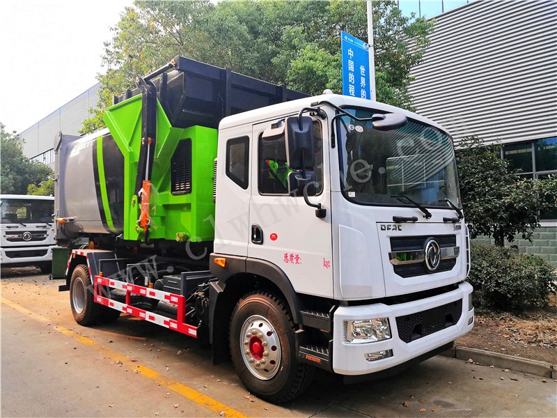 東風(fēng)D9勾臂垃圾車價(jià)格 12-15噸勾臂垃圾車報(bào)價(jià) 國六勾臂垃圾車廠家