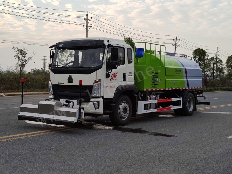 重汽豪沃10方路面清洗車價格 廠家 報價 國六路面清洗車